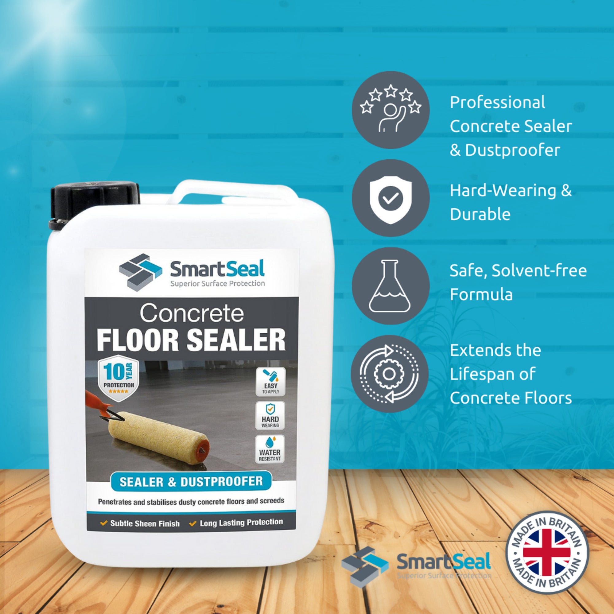 Concrete Floor Sealer (Solvent Free)
