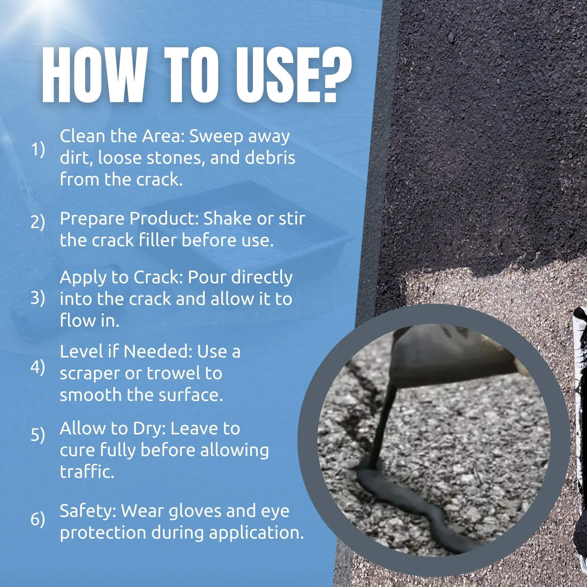 Sprick Reparation Liquid Crack Filler